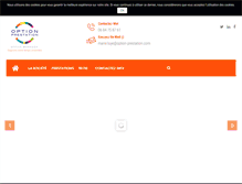 Tablet Screenshot of option-prestation.com